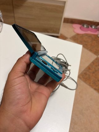 Nintendo 3DS Aqua + Cargador + Tomodachi Life
