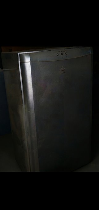 Frigorífico 200cm Gris Acero Inoxid. Indesit