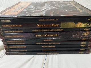 Vendo lote de libros de warhammer rol 2° edición