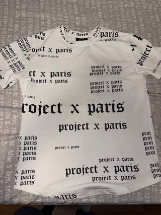 Camiseta Project x Paris blanca talla S
