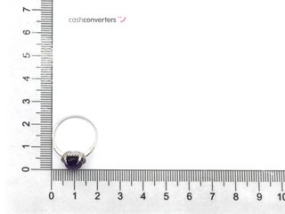 sortija oro 18k con piedra con diamante