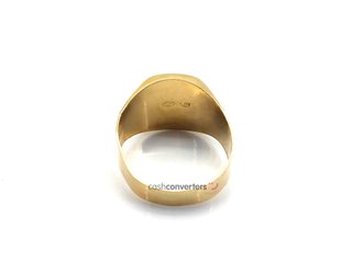 sello oro 18k con circonita