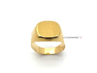 sello oro 18k con circonita