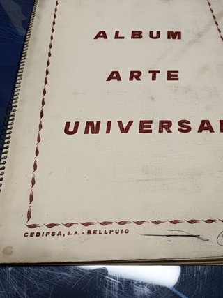 Álbum Arte Universal (Cedipsa, S.A. - Bellpuig) - Años 70 incompleto