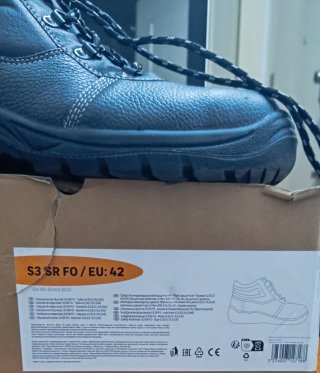 Botas de seguridad negras talla 42