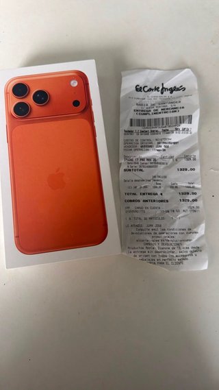 iPhone 17 Pro Max Naranja