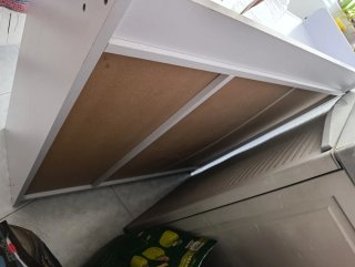 Mueble recibidor blanco