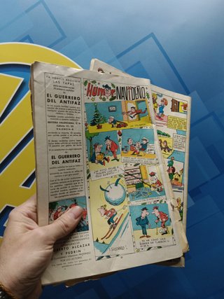 2 tomos cómics EL GUERRERO DEL ANTIFAZ, almanaque, 1973 -1974