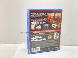 red dead redemption 2 ps4