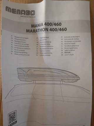 Cofre coche Menabo Mania 400L nuevo