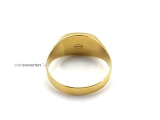 sello oro 18k con circonita