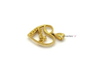 colgante oro 18k con piedra con circonita