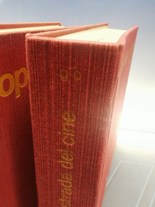 2 tomos de 4 (A-F, G-O) .. ENCICLOPEDIA ILUSTRADA DEL CINE, editorial labor