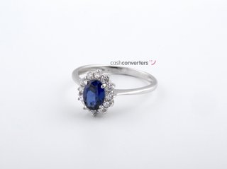 anillo oro 18k con piedra con circonita