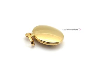 colgante oro 18k con piedra con circonita