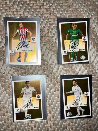 10 cromos Panini 20-21 con autógrafos