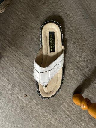Sandalias Galo Francesco Blancas y Beige