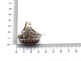 anillo plata 925mm con piedra con nacar