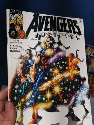 miniserie 1 al 4, AVENGERS INFINITY de Roger Stern, marvel comics