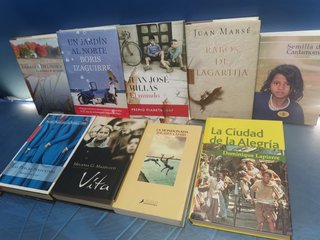 9 Novelas. 9 libros LAS PERLAS PEREGRINA, LA CIUDAD DE LA ALEGRÍA, LA PROMESA DE UN SUEÑO  y mas