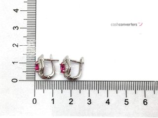 pendientes plata 925mm con piedra