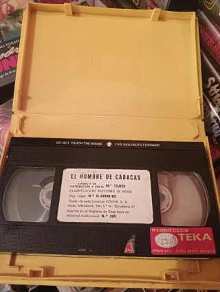 EL HOMBRE DE CARACAS VHS 1° EDICION VIDEOCLUB