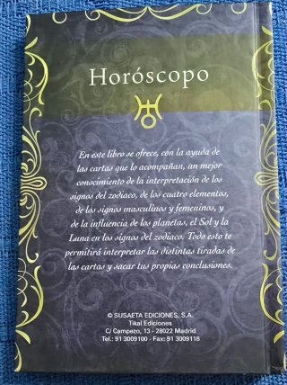 Baraja del Horóscopo Tikal + Libro + 40 Cartas