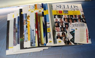 Sellos y mucho más. 28 fascículos del nº 34 al 62 (falta el nº 37). 2013 – 2020.
