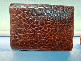 6 carteras, billeteras, porta llaves, de piel