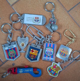 Pack Llaveros FC Barcelona vintage força barça