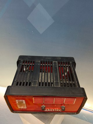 transformador rectificador Scalextric Exin con caja Ref 3001