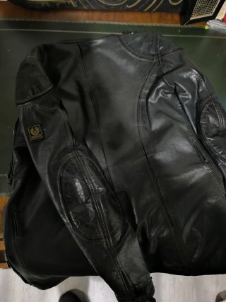 Chaqueta Belstaff Gold Piel Mujer Talla 42