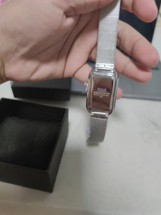 Reloj Tous Oso Plateado Rosa