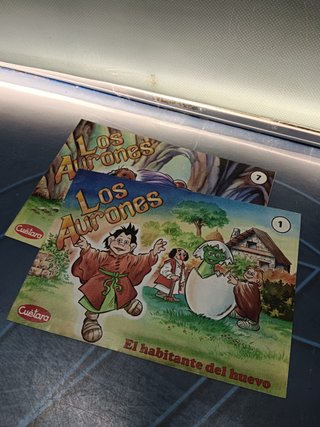 comic tebeo los aurones. nº 1. y nº 7 -cuetara