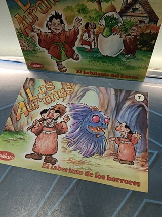 comic tebeo los aurones. nº 1. y nº 7 -cuetara