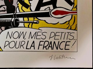 Litografía Roy Lichtenstein Firmada Edición Limita