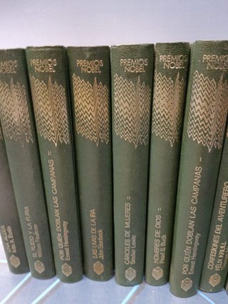 19 novelas , diferentes autores, Premios nobel