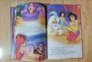 Clásico cuento Disney. El retorno de Yafar.Salvat.