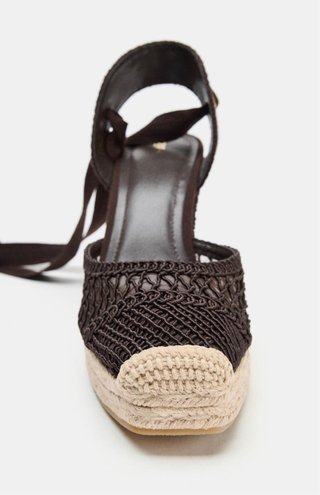 Cuñas Zara Talla 38 y 39 Marrón