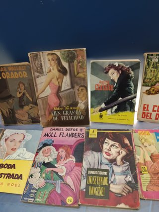 15 novelas PULP diferentes