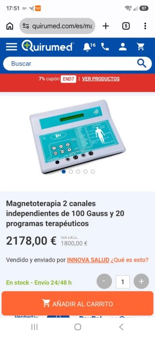 Maquina de magnetoterapia