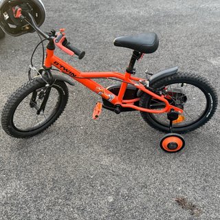 Bicicleta Btwin 16 Robot Naranja