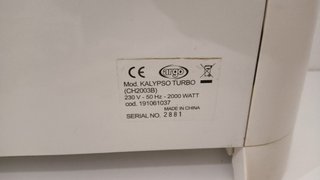 Stufetta Elettrica Argo Kalypso Turbo CH20