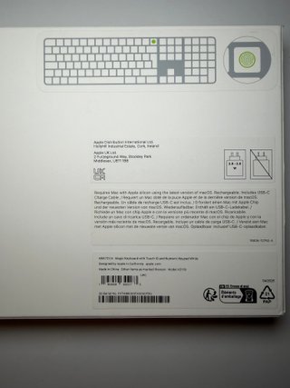 Apple Magic Touch ID Numérico USB-C Español Nuevo
