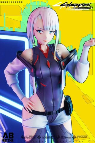 Figura de Lucy de Cyberpunk ABsinthe studio