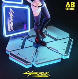 Figura de Lucy de Cyberpunk ABsinthe studio