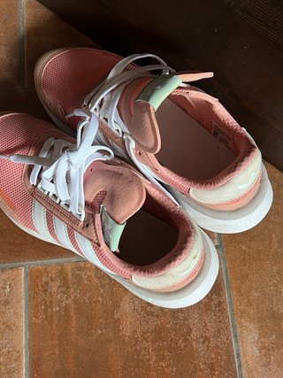 Zapatillas Adidas Mujer Rosa y Blanco