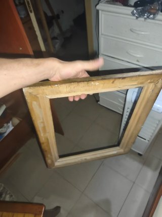 Marcos antiguos madera pan de oro