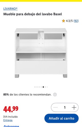 Mueble lavabo sin estrenar en caja
