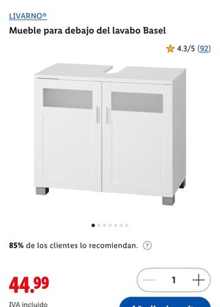 Mueble lavabo sin estrenar en caja